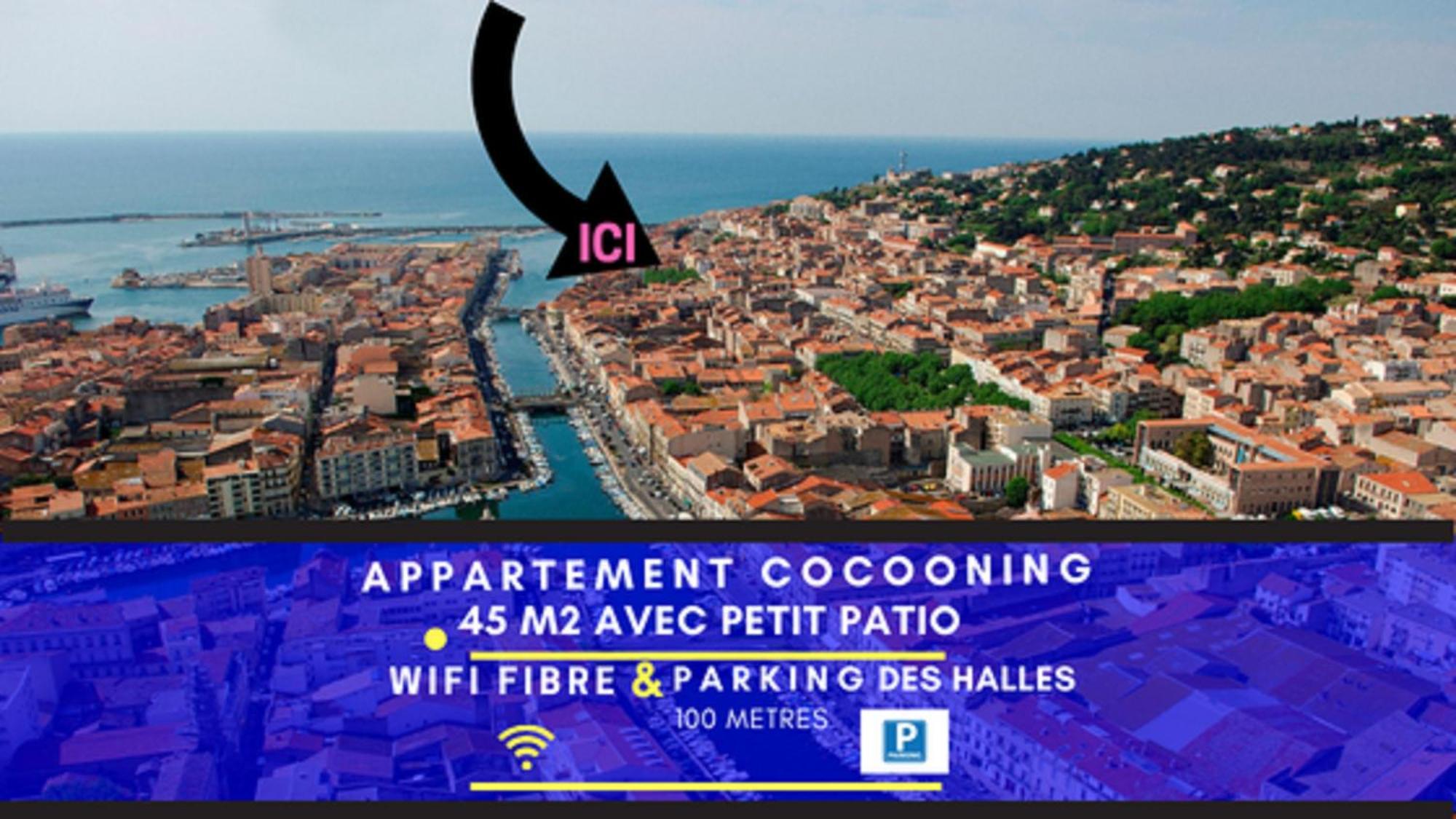 Апартаменты Splendide T2 Neuf Coocoonig Avec Petit Patio Сет Экстерьер фото